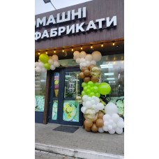 Гірлянда з кульок різнокаліберна повітряна. Галя Балувана. Вишгород.