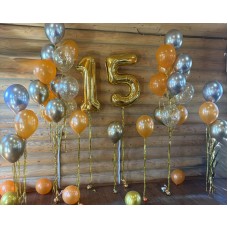 Букет кульок на 15 років. Корпоратив