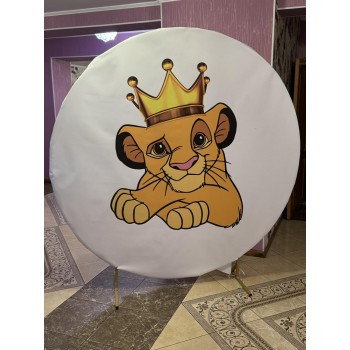 Банер круглий Король Лев. Сімба. Банер круглий Король Лев. Сімба.