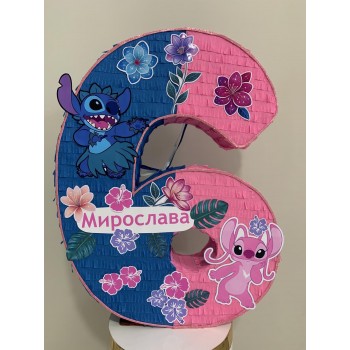 Піньята Цифра 6. Ліло і Стіч. Піньята Цифра 6. Ліло і Стіч.