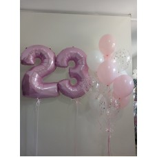 Букет кульок для дівчини, 23 роки, рожевий
