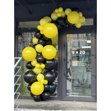 Гірлянда з кульок. Cloud Castle. Vape Shop.