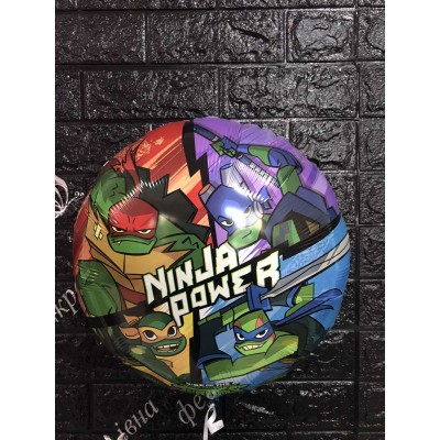 Фольгована кулька Ninja Power. Черепашки Нінзя Фольгована кулька Ninja Power. Черепашки Нінзя