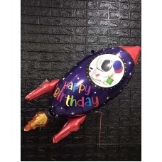 Фольгована фігура " Ракета Синя Happy Birthday" Фольгована фігура " Ракета Синя Happy Birthday"