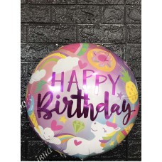 Фольгована кулька з малюнком фантастичний день "Happy Birthday" Фольгована кулька з малюнком фантастичний день "Happy Birthday"