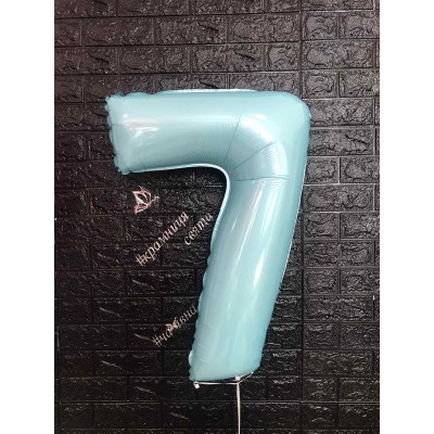 Фольгована цифра 7 - 70 см