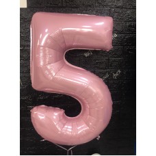 Фольгована цифра 5 - 70 см