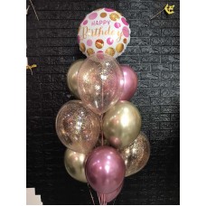 Набір з кульок " Happy Birthday"