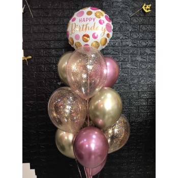 Набір з кульок " Happy Birthday" Набір з кульок " Happy Birthday"