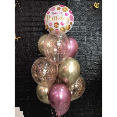 Набір з кульок " Happy Birthday" Набір з кульок " Happy Birthday"