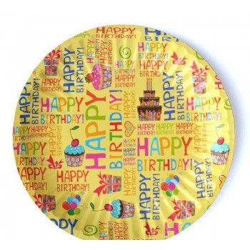 Тарілочки "Happy Birthday"