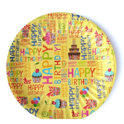 Тарілочки "Happy Birthday"