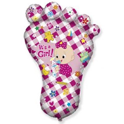 Фігурна кулька "Стопа рожева" It's a Girl. Іспанія 