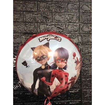Фольгована кулька з малюнком Lady Bug, Леді Баг. Фольгована кулька з малюнком Lady Bug, Леді Баг.