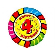 Фольговані кульки з малюнком "Happy Birthday"  4