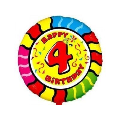 Фольговані кульки з малюнком "Happy Birthday"  4