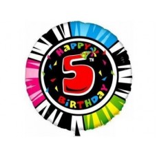 Фольговані кульки з малюнком "Happy Birthday"  5