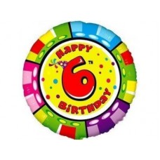 Фольговані кульки з малюнком "Happy Birthday"  6