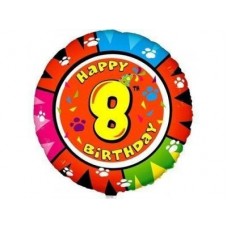 Фольговані кульки з малюнком "Happy Birthday"  8