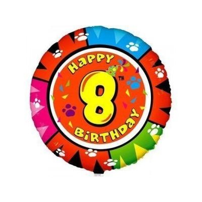 Фольговані кульки з малюнком "Happy Birthday"  8