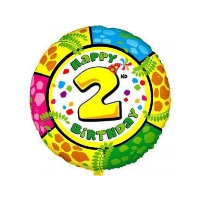 Фольговані кульки з малюнком "Happy Birthday"  2