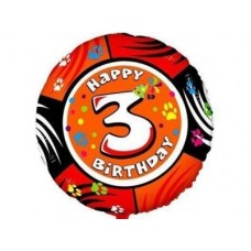 Фольговані кульки з малюнком "Happy Birthday"  3