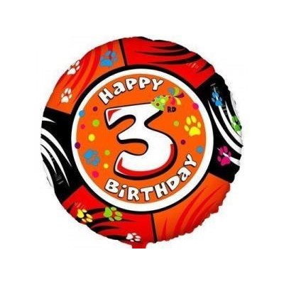 Фольговані кульки з малюнком "Happy Birthday"  3