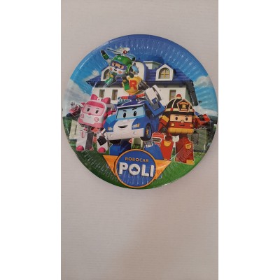 Тарілочки " Robocar Poli" Тарілочки " Robocar Poli"