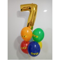 Набір кульок Ніндзяго на 7 років