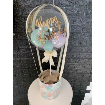 Куля баблс з коробкою Happy birthday Куля баблс з коробкою Happy birthday