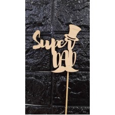 Топер дерев'яний - Super Mr.