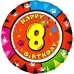 Фольговані кульки з малюнком "Happy Birthday"  1