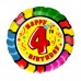 Фольговані кульки з малюнком "Happy Birthday"  1