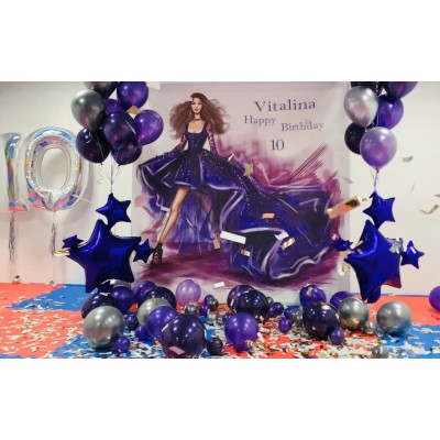 Фотозона Girl in purple dress. Вишгород. 
