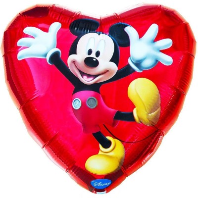 Фольгована кулька серце Mickey Mouse Фольгована кулька серце Mickey Mouse