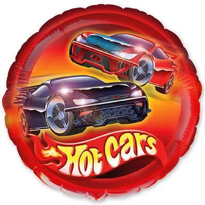 Фольгована кулька з малюнком «Hot Cars» Фольгована кулька з малюнком «Hot Cars»