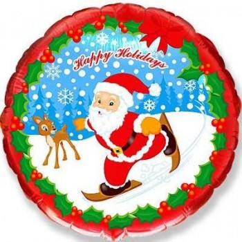 Фольгированный шар "Happy Holidays" Фольгированный шар "Happy Holidays"