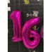 Букет кульок на 16 років. Фуксія. Букет кульок на 16 років. Фуксія.